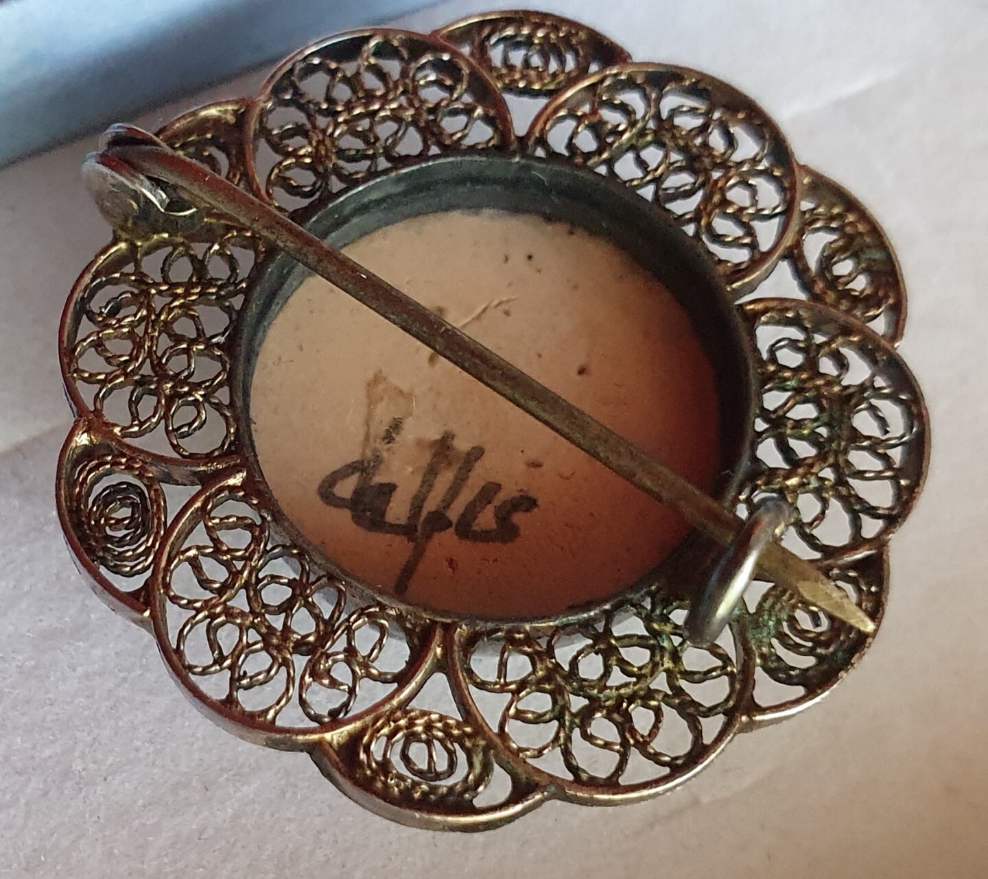 1 Delft Signed Solid Silver Windmill  Rare Vintag… - image 5