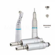 NSK Style Dental Slow Low Speed Handpiece Straight Contra Angle Air Motor 2/4H