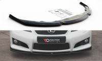 CUP Spoilerlippe Schwarz FüR Lexus IS F MK2 Frontspoiler Spoilerschwert Lippe V2