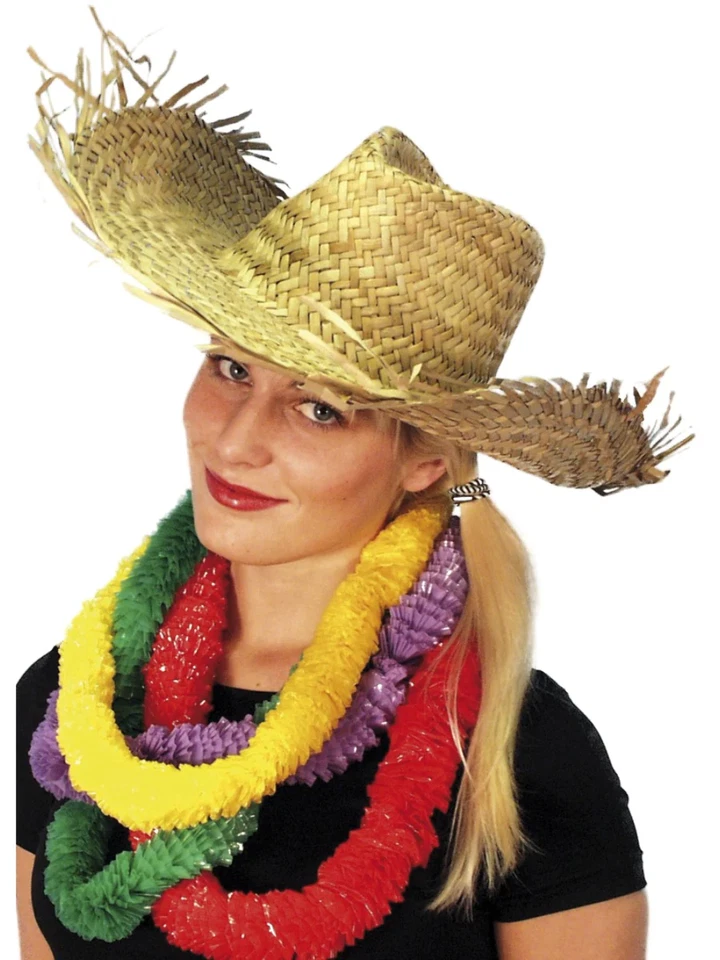 Beachcomber Hawaiian Strohhut Herren Damen Strandparty Kostümhut - Bild 1 von 1