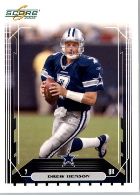 2006 Score Football #76 Drew Henson - Dallas Cowboys