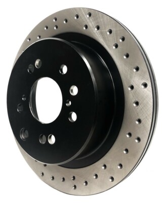 REAR BRAKENETIC Premium Drill Brake Rotors Z32 300ZX Conversion 4