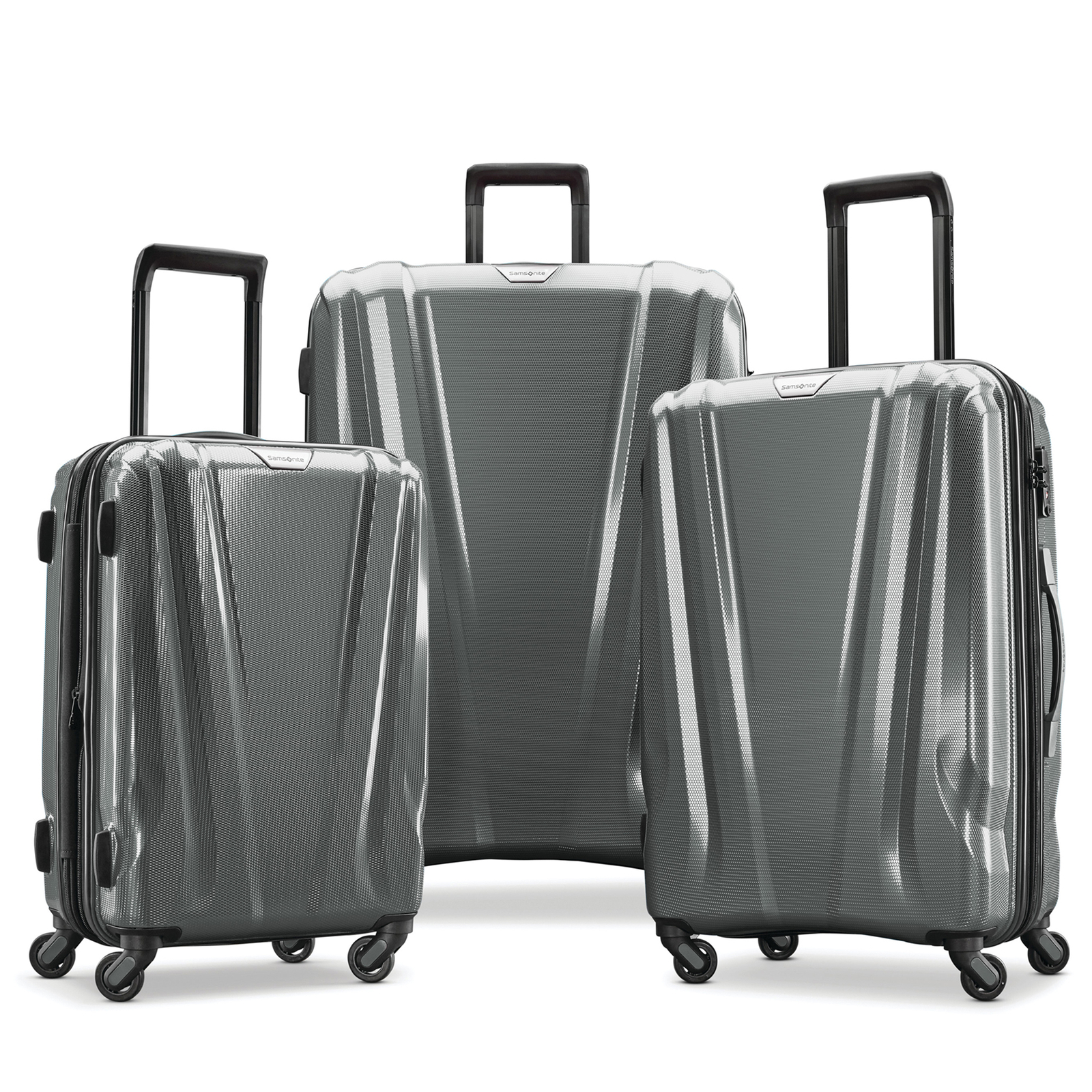 Samsonite SWERV DLX 28In Hardside Spinner Luggage w/TSA Lock, Silver