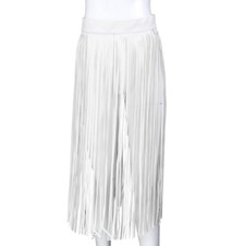 Gonna lunga donna donna pelle PU stile zingaro selvaggio cintura nappa cintura gonne