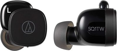 audio-technica ATH-SQ1TW True Wireless Kopfhörer schwarz