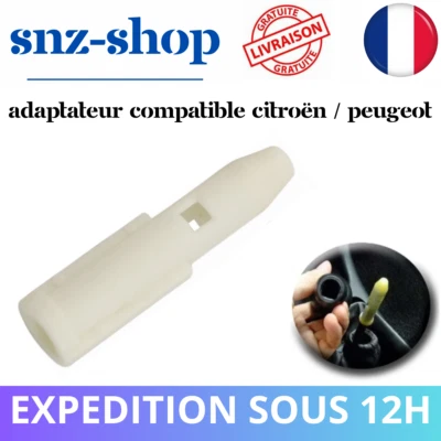 Adaptateur Pommeau Levier de Vitesse pour Peugeot Citroen 206 207 307 308/C1C3C4 - Photo 1/4
