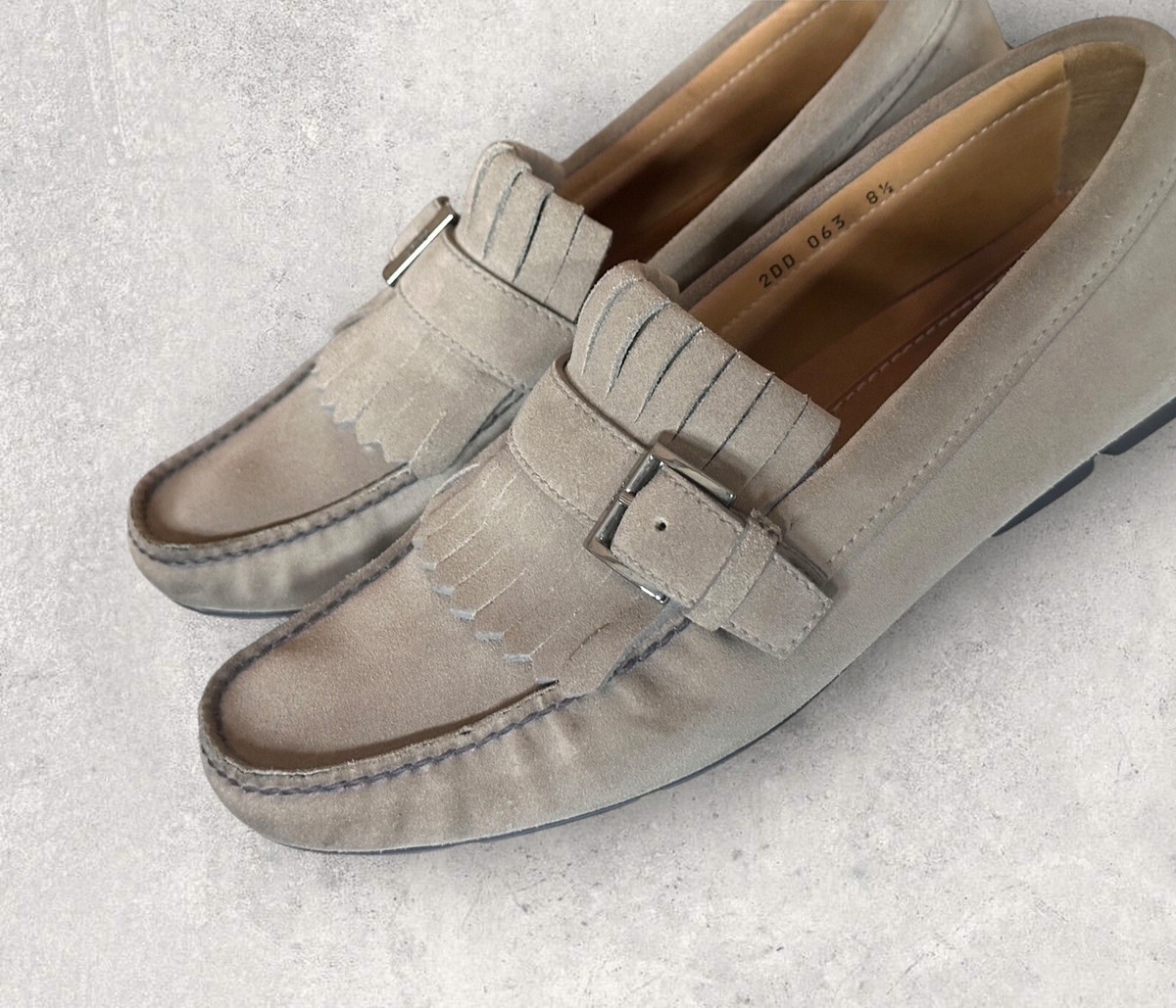 Prada Fringe Suede Drivers, US Mens 9.5, Retail $895 | eBay display picture 2