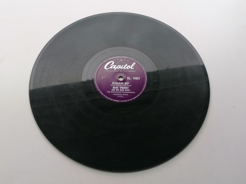 GENE VINCENT 1958 UK 78 BLUEJEAN BOP CAPITOL CL.14637 - Imagen 4 de 6