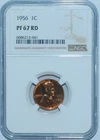 1956 NGC PR67RD Red Proof Strike Lincoln Wheat Cent