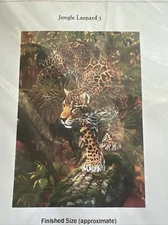 Jungle Leopard 3 Ankicoleman Designs Counted Cross Stitch Chart
