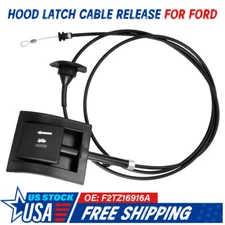 ✅F2TZ16916A Hood Latch Cable Release 912-042 For 92-97 Ford F-150 F-350 F-250 XH