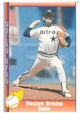 1991 PACIFIC NOLAN RYAN (WESTERN DIVISION GAME) #145 METS ANGELS ASTROS RANGERS