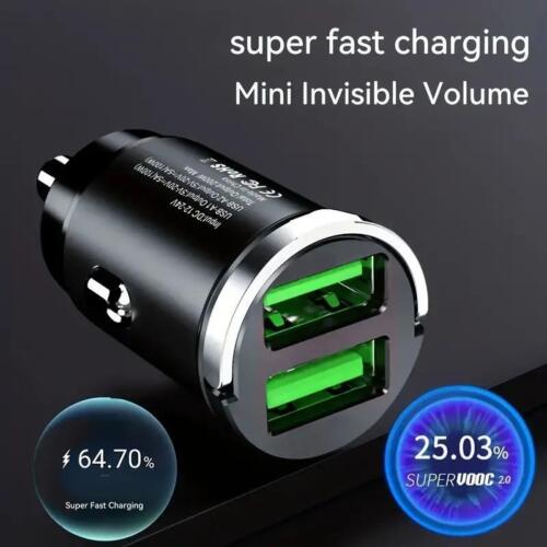Super Fast Dual USB Car Charger, 3.1A Rapid Dual Port USB Fast Car Charger - Picture 2 of 9