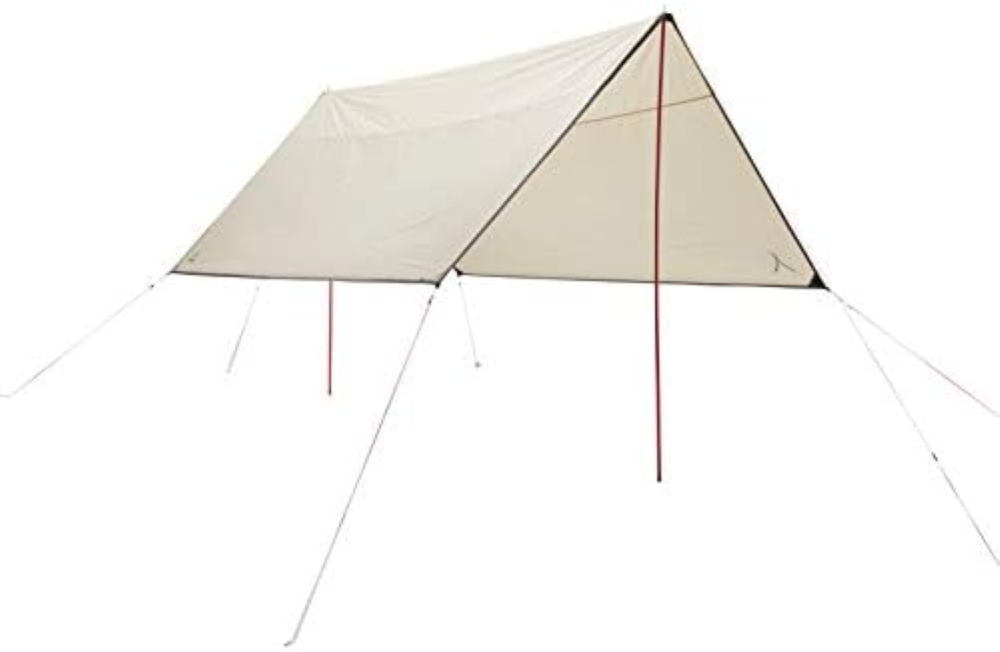 Grand Canyon Shelter Zuni 4 - Tarp/Sunsail 400 x 400 cm - Forma Quadrata, UV50+,