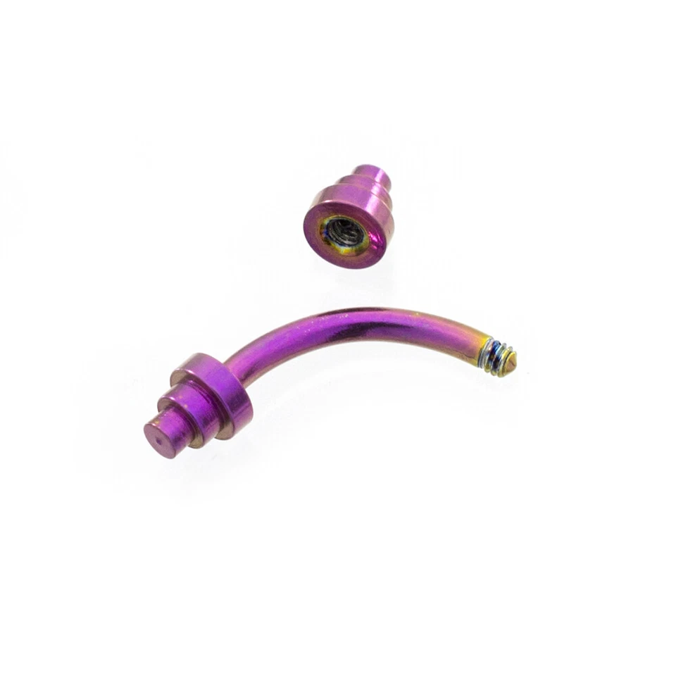 Pack de 14 Joyas Cejas o Cartílago Incluidas 7 Colores Anodizados 16g Foto 4 de 4