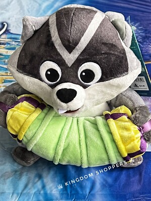 Disney Parks Tiana’s Bayou Adventure Apollo The Raccoon Plush Doll New 