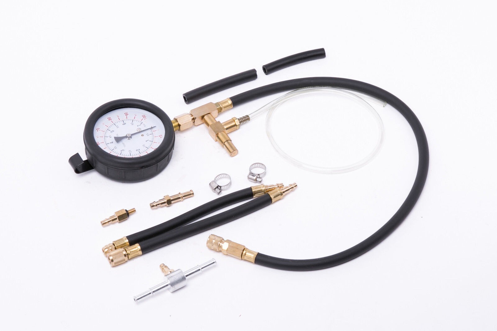 Fuel Injection Test Tool Kit 0145psi High Pressure Gauge Fit Gas And Diesel Car eBay