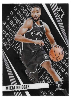 2023-24 Panini Phoenix Basketball Mikal Bridges Card #4 Brooklyn