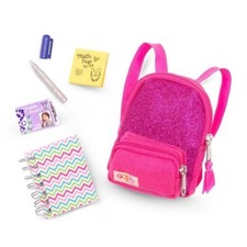 NEW- Our Generation School Smarts Backpack Bag  Accessories For 18-Inch Dolls