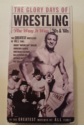 The Glory Days of Wrestling (VHS, 1999, 2-Tape Set)Used.