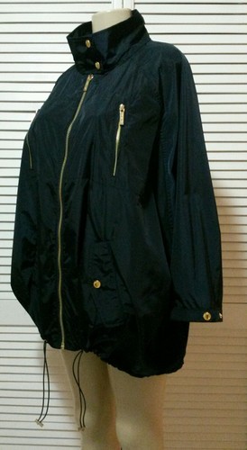 NEW! MICHAEL Michael Kors New Navy Dolman Anorak Jacket Size Small* - Picture 4 of 8