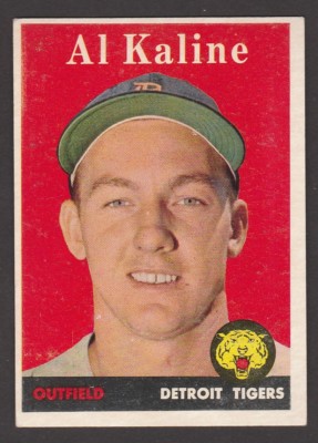 1958 TOPPS  BASEBALL  #  70  AL KALINE   INV  J1800