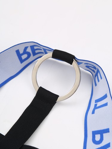 Cintura uomo sexy elastica body petto imbracatura o-ring cinghie muscolari top clubwear - Foto 20 di 124