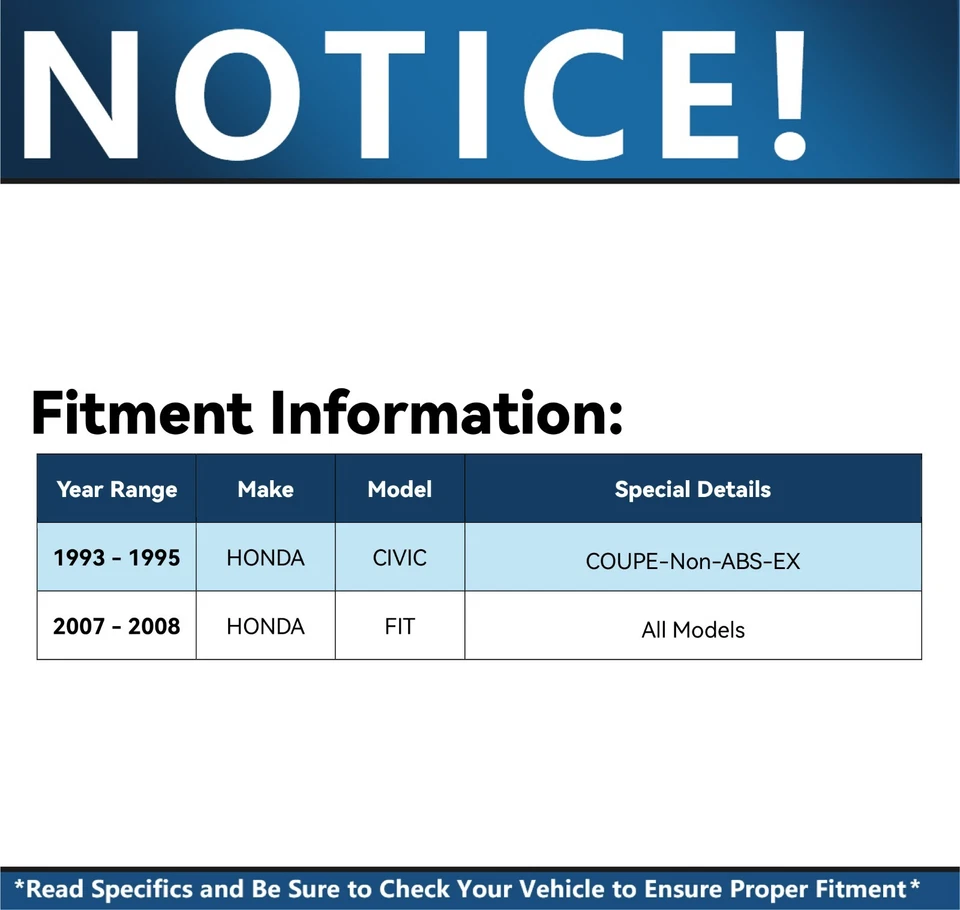 Rotores de freno de disco perforados delanteros de 6 piezas y pastillas de freno de cerámica para Honda Fit Civic Foto 2 de 4