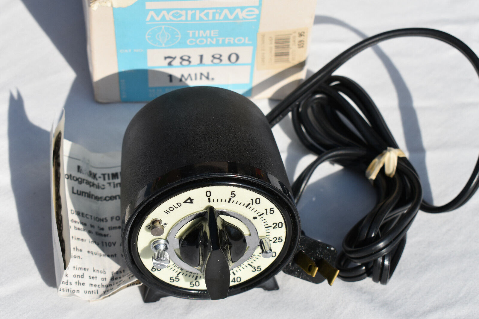 Vint Dealing full price reduction M. H. Rhodes MARK TIME second Lumi Timer Fort Worth Mall With Photograph 60