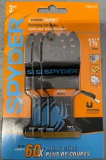 Spyder 3PC 1 3/8" Oscillating Tool Blades - 70013-3