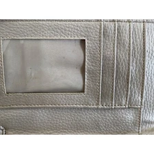 Giani Bernini Softy Leather Tech Crossbody Wallet Champagne NWD