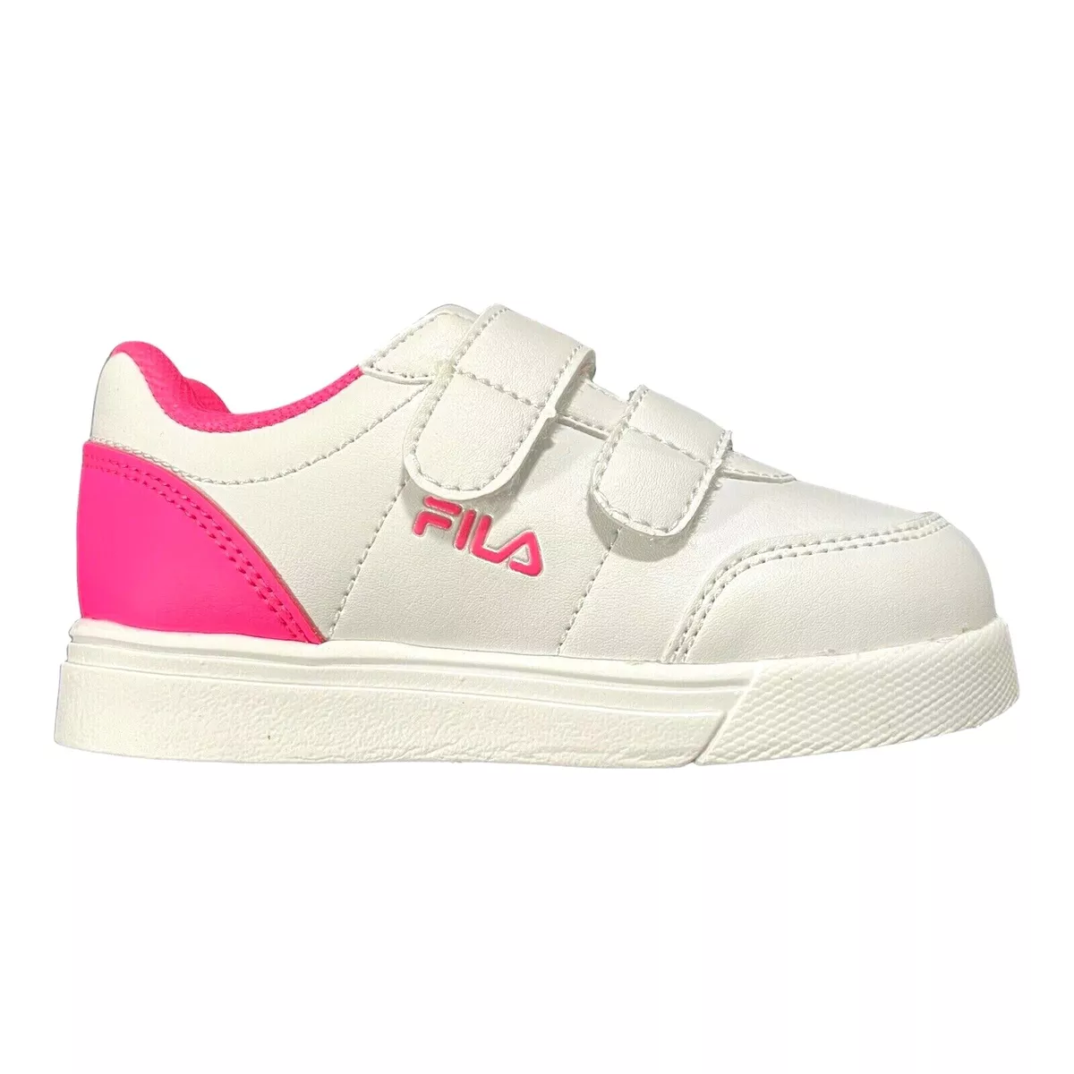 Fila Toddler Girls Sneakers Size 7-9 White Pink Lightweight Comfortable  shoes | eBay