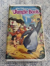 Walt Disney's THE JUNGLE BOOK VHS 1991 1122 RARE Black Diamond Classic