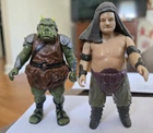 Vintage Star Wars "RANCOR KEEPER" & "GAMORREAN GUARD" Action Figures 1983