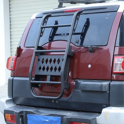 Black Rear Center Tail Ladder Rack For Toyota FJ Cruiser 2007-2021 US