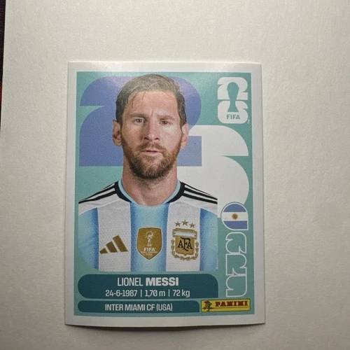 2026 Panini Prizm World Cup Lionel Messi
