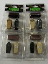 Lemax Spooky Town Coffins Set of 3 Tombstones RIP #74243 Halloween Village 2007