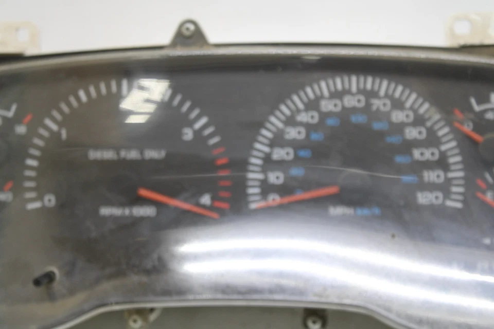 00-01 Dodge Ram 2500-3500 Velocímetro, 5.9L Diesel, MPH OEM - Imagem 3 de 4