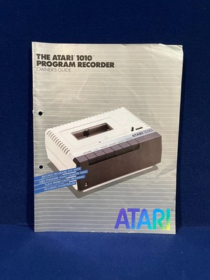 THE ATARI 1010 PROGRAM RECORDER OWNERS GUIDE - FREE UK POSTAGE!!