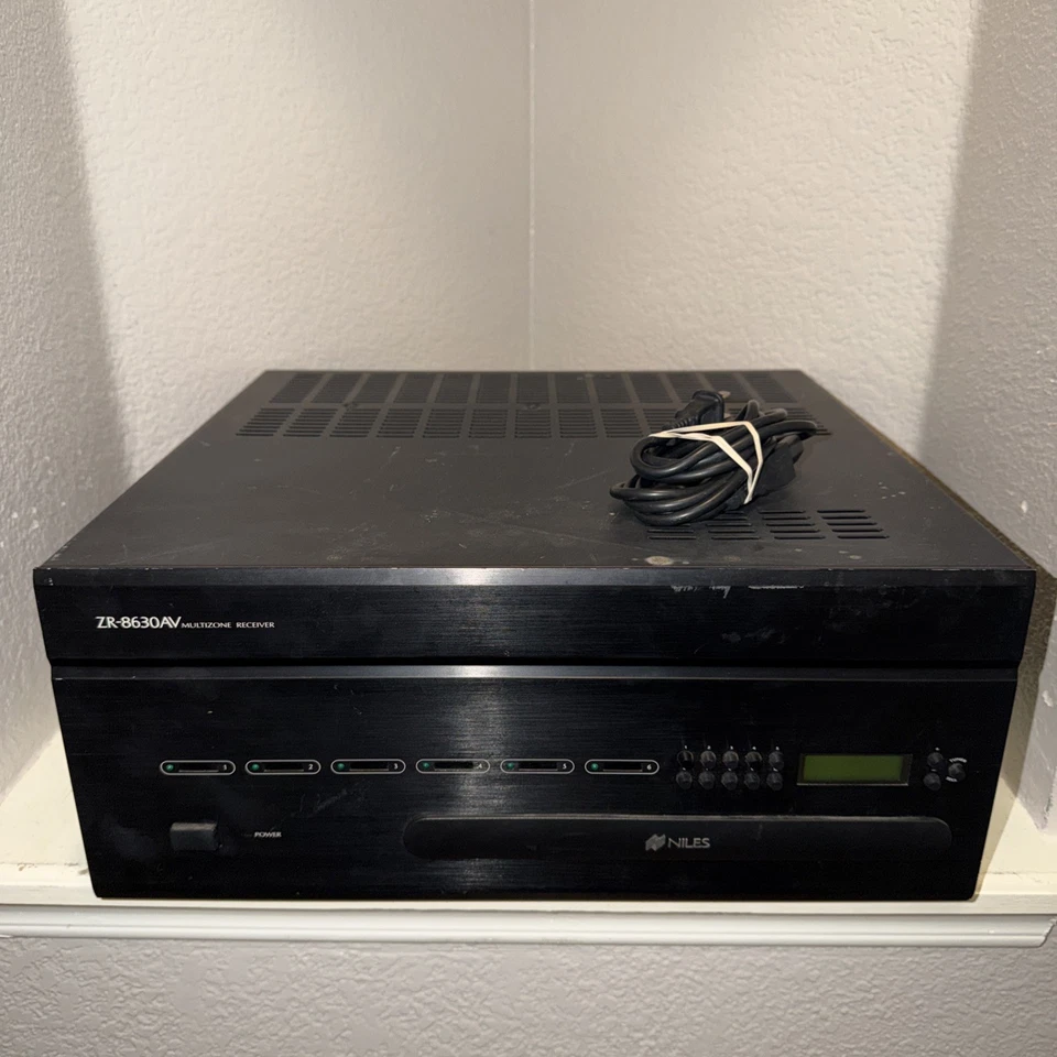 Niles Multizone Receiver ZR 8630AV 12 Kanal 30 Watt. Siehe Video!
