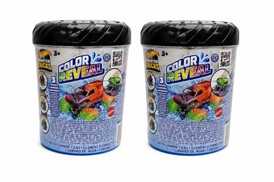 2 Pack Hot Wheels Monster Trucks Color Reveal Mystery Truck 1:64 NEW Sealed