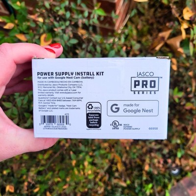 NEW Nest Security Camera Power Kit- JASCO Pro Series 66958