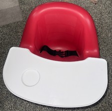 Megaseat Red Infant Floor Seat with Safety Belt  Tray.