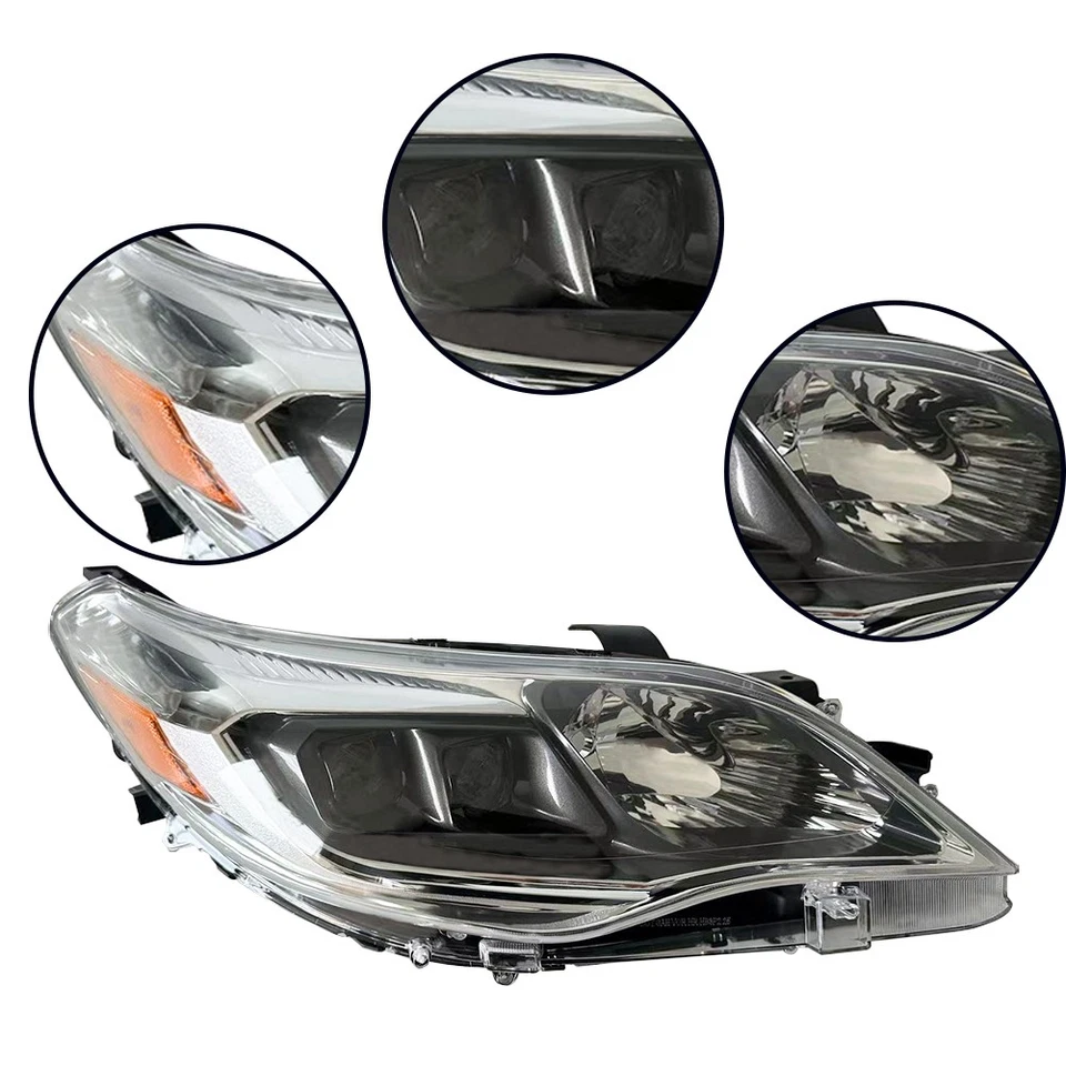 Headlights Set For Toyota Avalon 2013-2018 Left & Right Side Halogen Front Lamps Foto 3 de 4