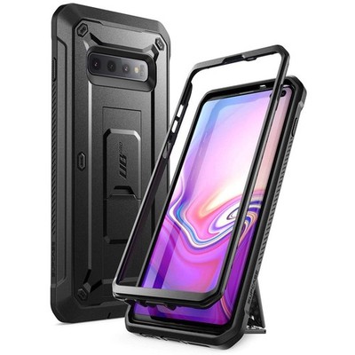 Handyhülle für Galaxy S10 Plus Supcase Case Cover Schutz Hülle Etui Schwarz
