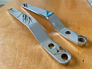 Motorcycle Brackets Chrome UNIVERSAL biker Drag Saddlebag Rail Rear Support bike