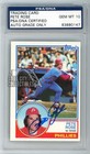 Pete Rose 1983 Topps Autographed Card #100 - PSA/DNA Gem MT 10