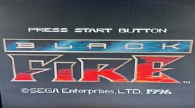 Black Fire Sega Saturn *Disk Only*