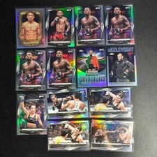 🦷SC 2026 TOPPS CHROME UFC SP & BASE SET REFRACTOR PRATES ADESANYA LOT13