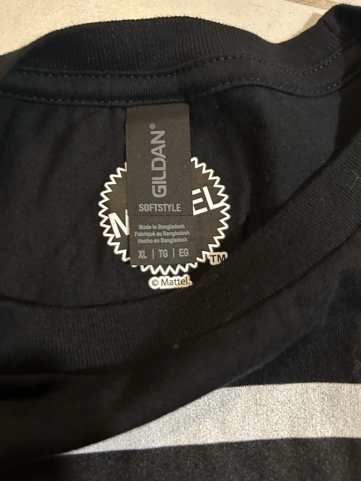 Uno 纸牌游戏 T 恤美泰 Gilden XL 出品 - 黑色 — 第 4/4 张图片